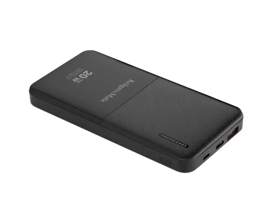 PowerBank KRUGER & MATZ KM0904, 10000 mAh, 20 W, QuickCharge, 1 x USB, 1 x USB Type-C, 1 x MicroUSB, Black - Imagine 3