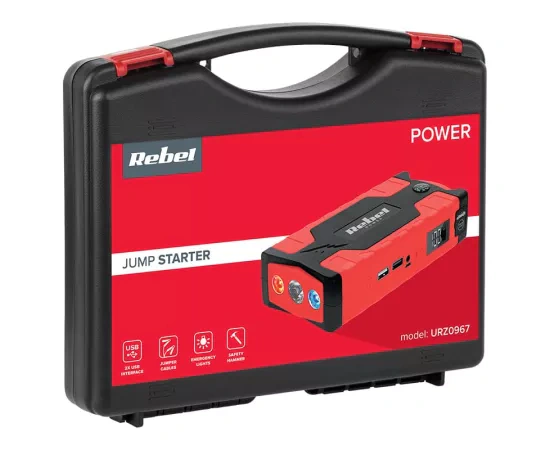 PowerBank REBEL URZ0967, 10000 mAh, Red - Imagine 5