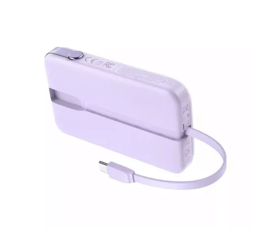 PowerBank UGREEN PB511, 10000mAh, 30W, 1 x USB-A, 1 x USB-C, Purple - Imagine 2