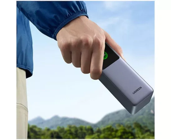 PowerBank UGREEN PB722-35525B, 25.000 mAh, 200W, 1x USB, 2x USB-C, Gray - Imagine 5