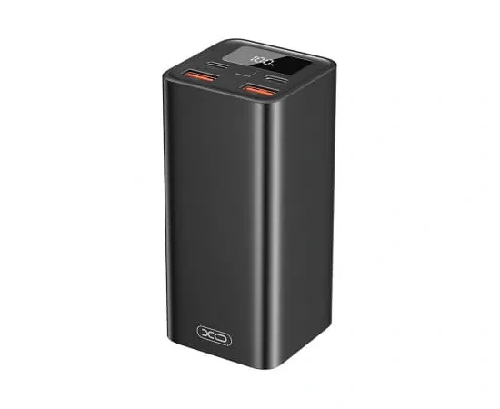 PowerBank XO PB97, 20000 mAh, 65 W, 2 x USB-C, 2 x USB-A, Black - Imagine 1