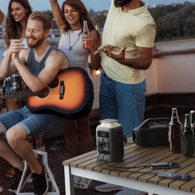 Statie de incarcare portabila ANKER Solix CD300X A1728311, 300W, 2x USB-A, 4x USB-C, Gray - Imagine 6