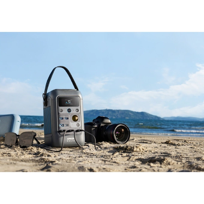 Statie de incarcare portabila ANKER Solix CD300X A1728311, 300W, 2x USB-A, 4x USB-C, Gray - Imagine 7