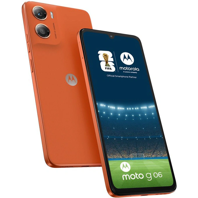 Smartphone Motorola Moto g06 PBA20013RO, 256GB, 4GB RAM, Dual SIM, 4G, Dual-Camera, PANTONE Arabesque - Imagine 1