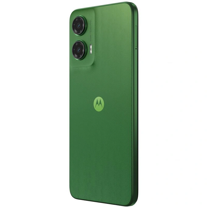 Smartphone Motorola Moto G35 PB3K0025RO, 5G Edition, 256GB, 4GB RAM, Dual SIM, Tri-Camera, Leaf Green - Imagine 5