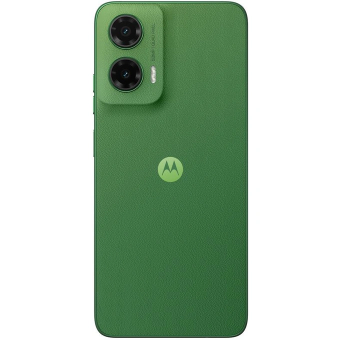 Smartphone Motorola Moto G35 PB3K0025RO, 5G Edition, 256GB, 4GB RAM, Dual SIM, Tri-Camera, Leaf Green - Imagine 6