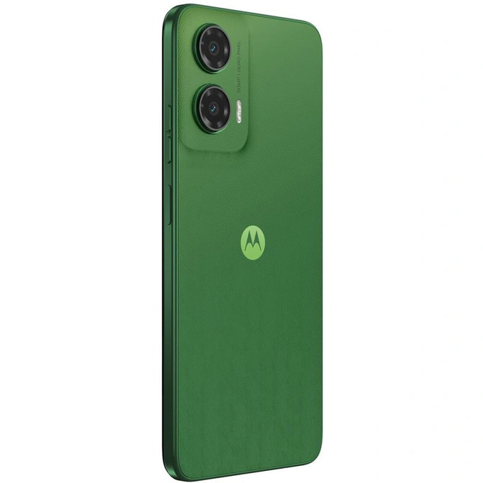 Smartphone Motorola Moto G35 PB3K0025RO, 5G Edition, 256GB, 4GB RAM, Dual SIM, Tri-Camera, Leaf Green - Imagine 7