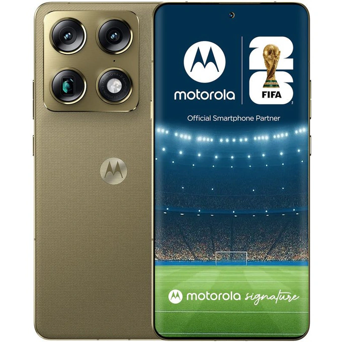 Smartphone Motorola Signature PBAB0044RO, 512GB, 16GB RAM, Dual SIM, 5G, 4-Camere, Pantone Martini Olive - Imagine 1