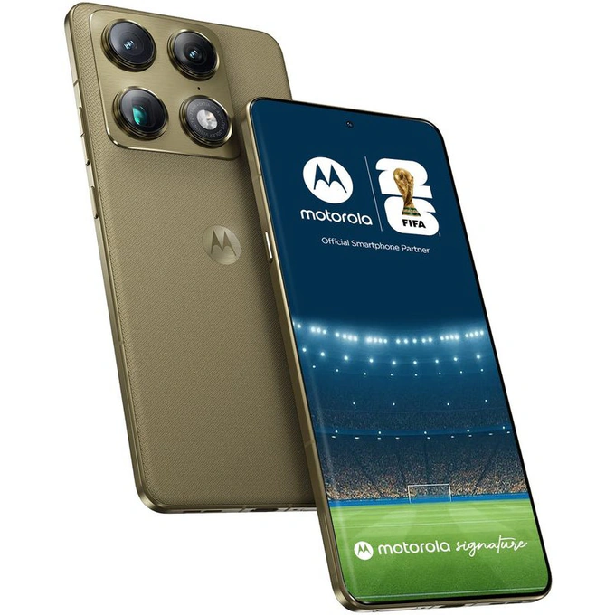 MOTOROLA Smartphone Motorola Signature PBAB0044RO, 512GB, 16GB RAM, Dual SIM, 5G, 4-Camere, Pantone Martini Olive - IT-Fashion.ro