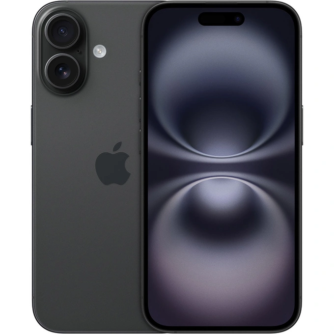 Telefon APPLE iPhone 16, 128GB, 8 GB RAM, Black - Imagine 1