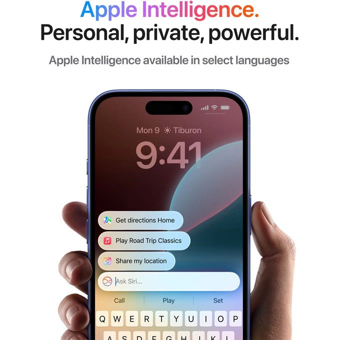 Telefon APPLE iPhone 16, 128GB, 8 GB RAM, Black - Imagine 7