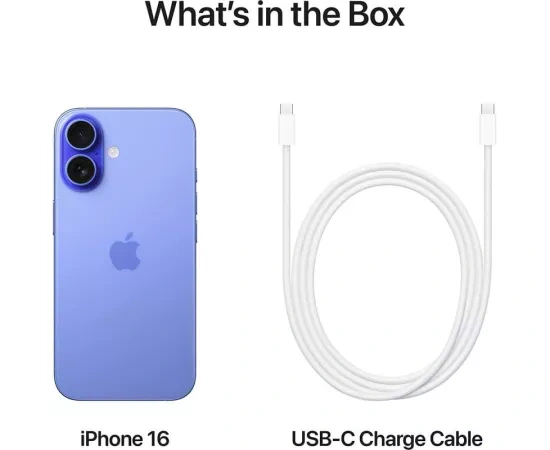 Telefon APPLE iPhone 16, 128GB, 8GB RAM, 5G, Ultramarine - Imagine 6