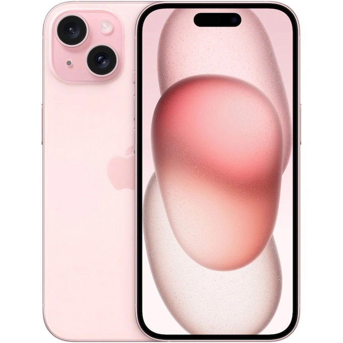 Telefon mobil Apple iPhone 15, 128GB, 5G, Pink - Imagine 1