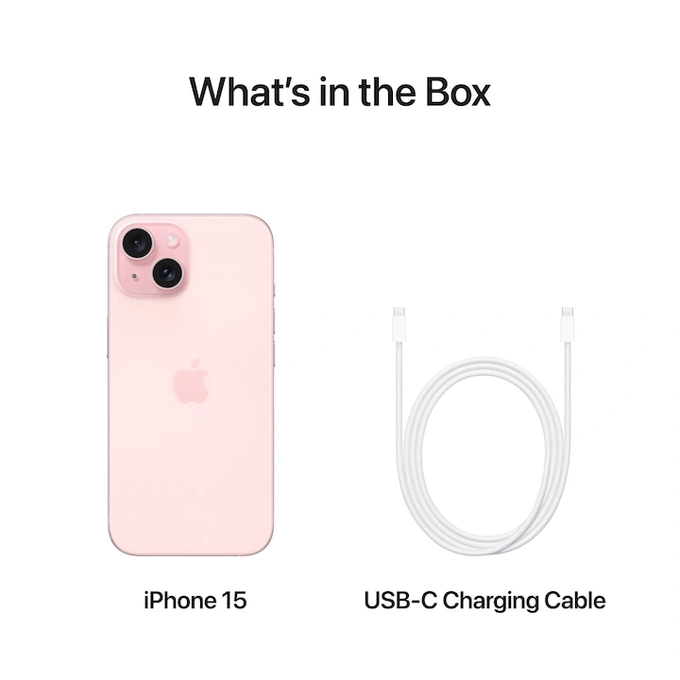 Telefon mobil Apple iPhone 15, 128GB, 5G, Pink - Imagine 9