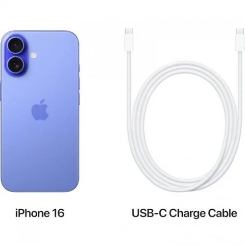 Telefon Mobil Apple iPhone 16 Plus MXVX3ZD/A, Dual SIM Hybrid, 128GB, 8GB RAM, 5G, Ultramarine - Imagine 6