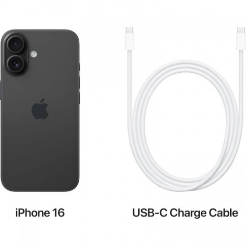 Telefon Mobil Apple iPhone 16 Plus MXWN3ZD/A, Dual SIM Hybrid, 256GB, 8GB RAM, 5G, Black - Imagine 6