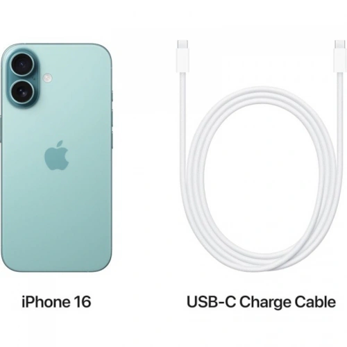 Telefon Mobil Apple iPhone 16 Plus MXY53ZD/A, Dual SIM Hybrid, 256GB, 8GB RAM, 5G, Teal - Imagine 6