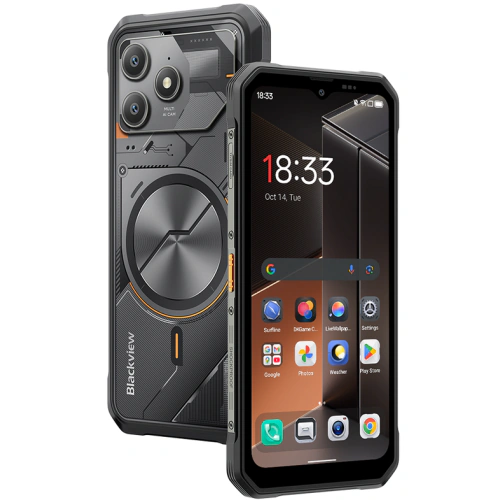 BLACKVIEW Telefon mobil Blackview FORT 100 BVFORT100_B_EU, Dual SIM, 6.56 inch, 128GB, 8GB RAM, 4G, Cosmic Black - IT-Fashion.ro