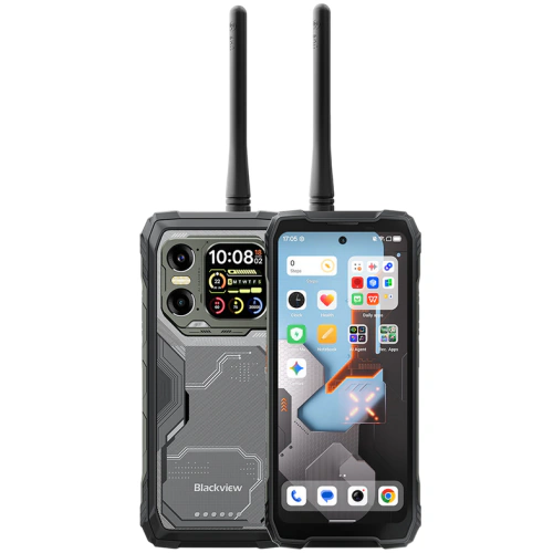 Telefon mobil Blackview XPLORE 1 Walkie Talkie BVXPLORE1WT_BK12_EU, Dual SIM, 6.78 inch, 256GB, 12GB RAM, 5G, Black - Imagine 1