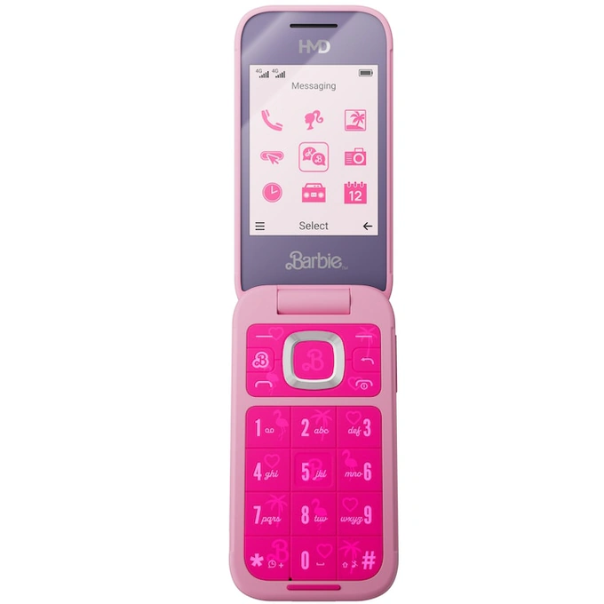Telefon mobil HMD Barbie, Dual SIM, 4G, Pink - Imagine 1