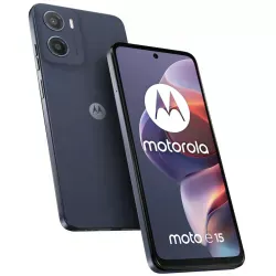 Telefon MOTOROLA E15, 64GB, 2GB RAM, Dual SIM, Denim Blue - Imagine 1