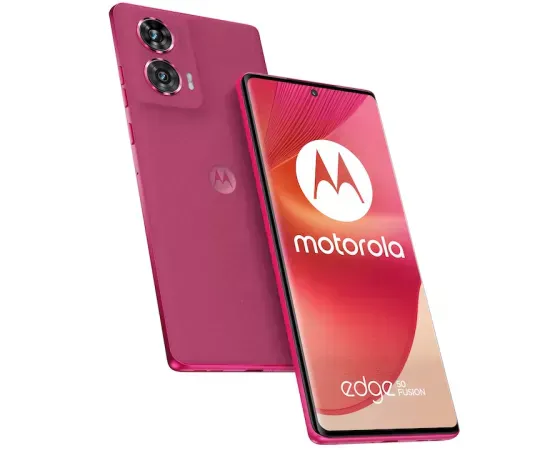 Telefon MOTOROLA Edge 50 Fusion, 5G, 256GB, 8GB RAM, Dual SIM, Hot Pink - Imagine 1