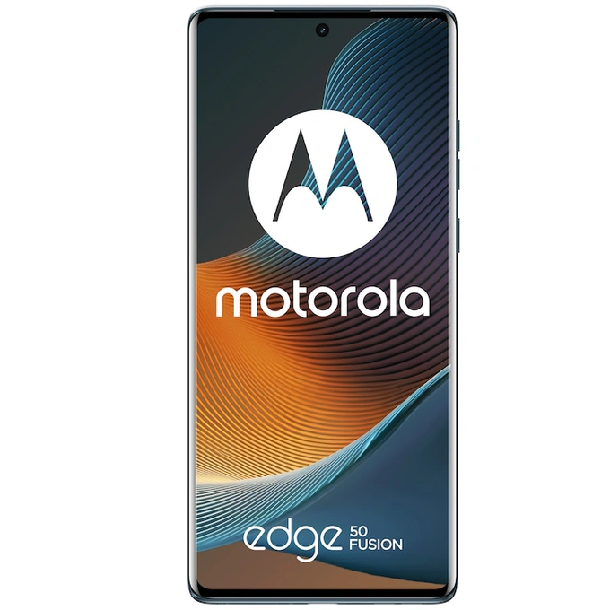 Telefon Motorola Edge 50 Fusion, Dual SIM, 256GB, 8GB, 5G, Forest Blue - Imagine 1