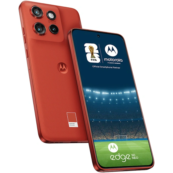 Telefon MOTOROLA Edge 50 Neo 5G 12GB/512GB Pantone Poniciana - Imagine 1