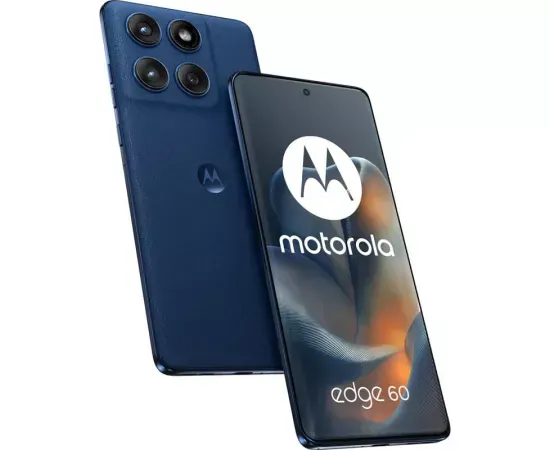 Telefon MOTOROLA Edge 60, 5G, 256GB, 8GB RAM, Dual SIM, Pantone Gibraltar Sea - Imagine 1