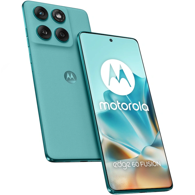Telefon MOTOROLA Edge 60 Fusion, Dual SIM, 12GB RAM, 256GB, 5G, Pantone Amazonite - Imagine 13
