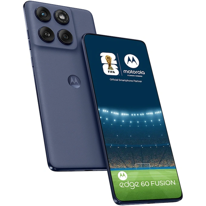 MOTOROLA Telefon MOTOROLA Edge 60 Fusion, Dual SIM, 12GB RAM, 256GB, 5G, Pantone Slipstream - IT-Fashion.ro
