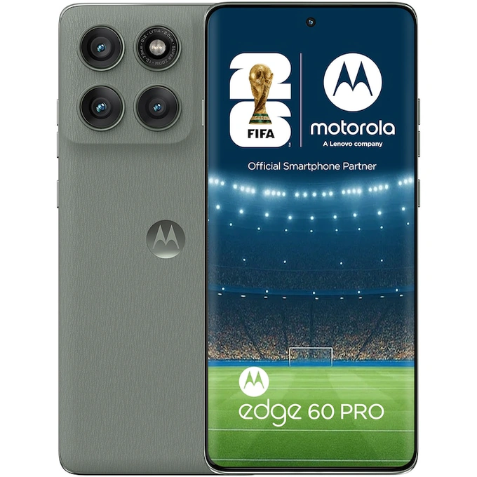 Telefon MOTOROLA Edge 60 Pro, Dual SIM, 512GB, 12GB RAM, 5G, Pantone Shadow - Imagine 1