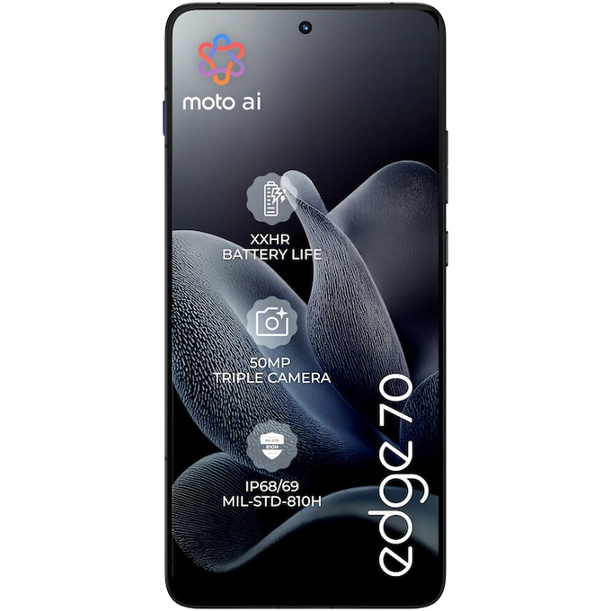 Telefon MOTOROLA Edge 70, 12GB RAM, 512 GB, Pantone Gadget Grey - Imagine 4