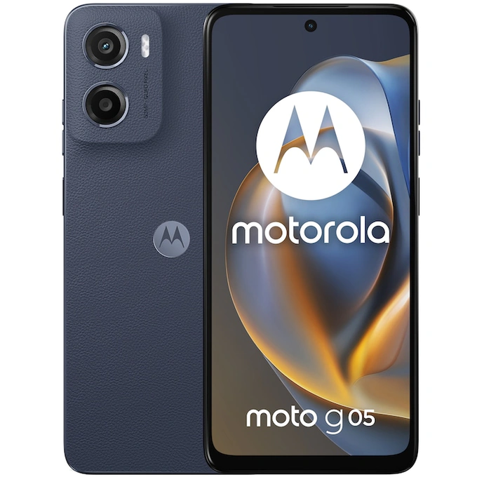 MOTOROLA Telefon MOTOROLA g05, Dual SIM, 128GB, 4GB RAM, Denim Blue - IT-Fashion.ro
