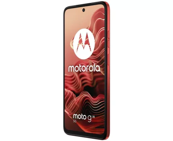 Telefon MOTOROLA G35, 5G, 128GB, 8GB RAM, Dual SIM, Guava Red - Imagine 4