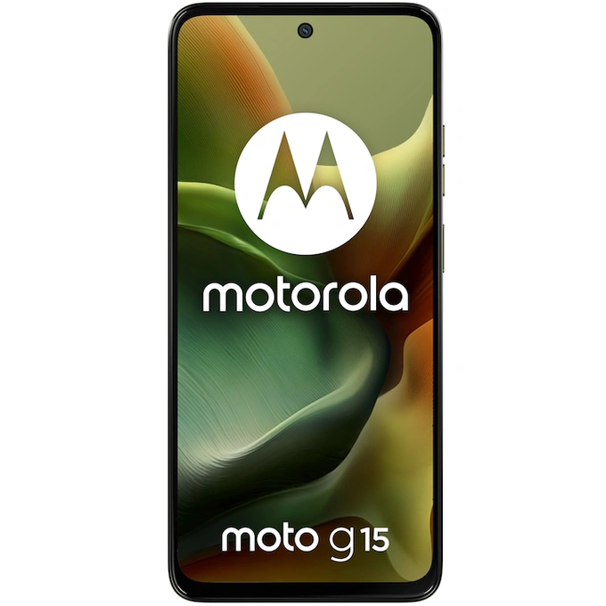 Telefon MOTOROLA moto g15, Dual SIM, 128GB, 4GB RAM, 5200 mAh, Iguana Green - Imagine 4