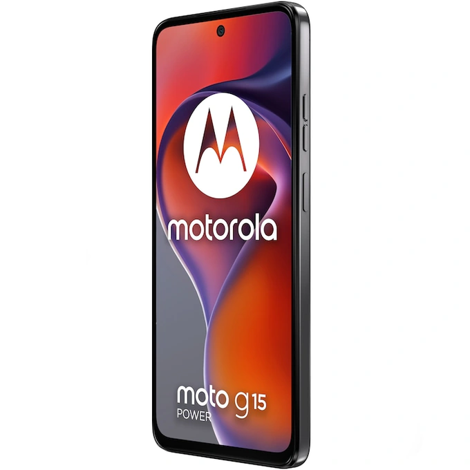 Telefon MOTOROLA moto g15 power, Dual SIM, 256GB, 8GB RAM, 6000 mAh, Gravity Grey - Imagine 3