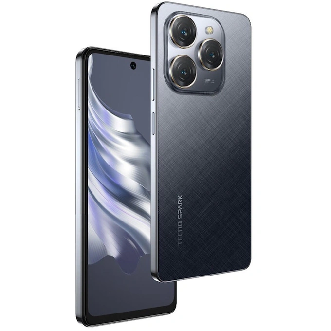 TECNO Telefon TECNO Spark 20 Pro, Dual SIM, 256GB, 12GB RAM, Moonlit Black - IT-Fashion.ro