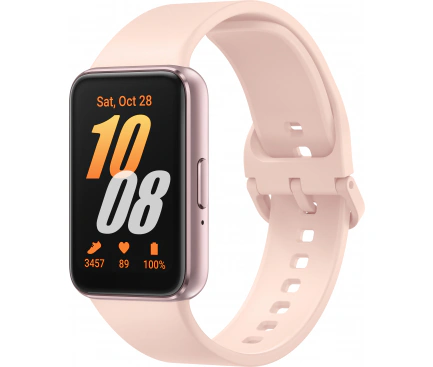 Bratara fiteness SAMSUNG Galaxy Fit 3, Bluetooth 5.3, Pink Gold - Imagine 1