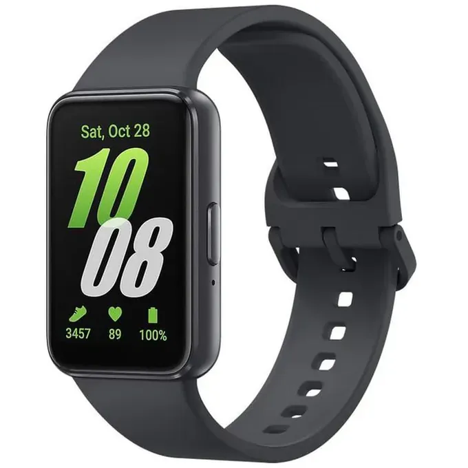 Bratara fitness SAMSUNG Galaxy Fit 3 SM-R390NZAAEUE, Bluetooth 5.3, Gray - Imagine 1