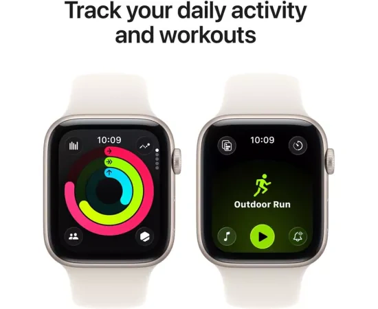 Smartwatch APPLE Seria SE 3 (2025), iOS, Silicon, 40 mm, S/M, Starlight - Imagine 4