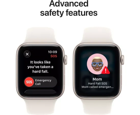 Smartwatch APPLE Seria SE 3 (2025), iOS, Silicon, 40 mm, S/M, Starlight - Imagine 5