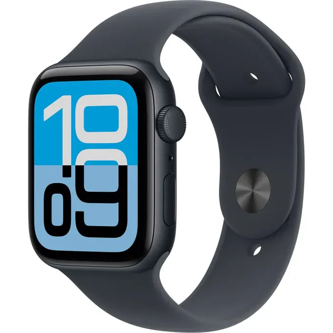 Smartwatch APPLE Seria SE 3 (2025), iOS, Silicon, 44 mm, M/L, Midnight - Imagine 1