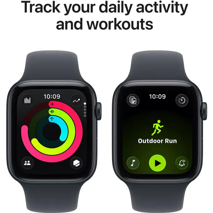 Smartwatch APPLE Seria SE 3 (2025), iOS, Silicon, 44 mm, M/L, Midnight - Imagine 4
