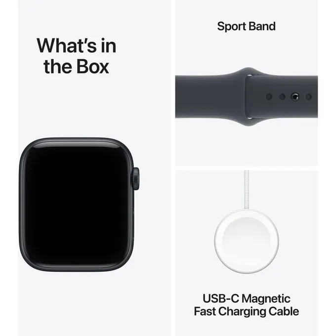 Smartwatch APPLE Seria SE 3 (2025), iOS, Silicon, 44 mm, M/L, Midnight - Imagine 6