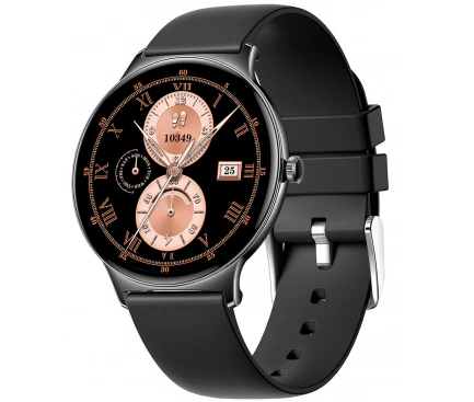Smartwatch Blavec M01, Vesta Black - Imagine 1