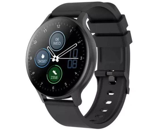 Smartwatch CANYON Badian CNS-SW68BB, 44.9 mm, Android/iOS, Bluetooth, Silicon, Black - Imagine 3