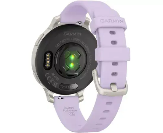 Smartwatch GARMIN Lily 2 Active, Bluetooth, Curea din Silicon, Purple - Imagine 5
