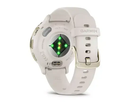 Smartwatch GARMIN Venu 3S 010-02785-04, Android/iOS, 41 mm, Bluetooth/GPS, Silicon, Soft Gold - Imagine 5