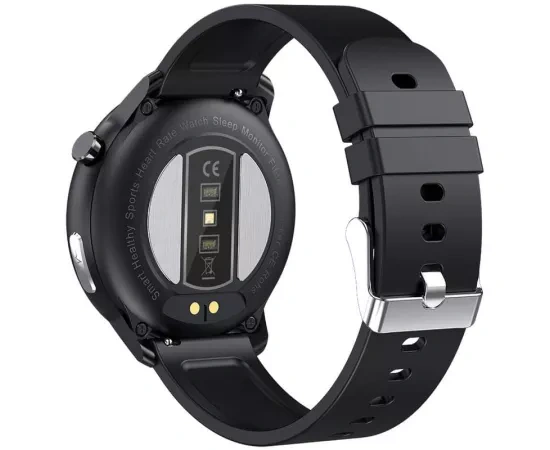 Smartwatch MAXCOM FW46 XENON BLACK, 33 mm, Android/iOS, Bluetooth, Piele sintetica, Black - Imagine 4